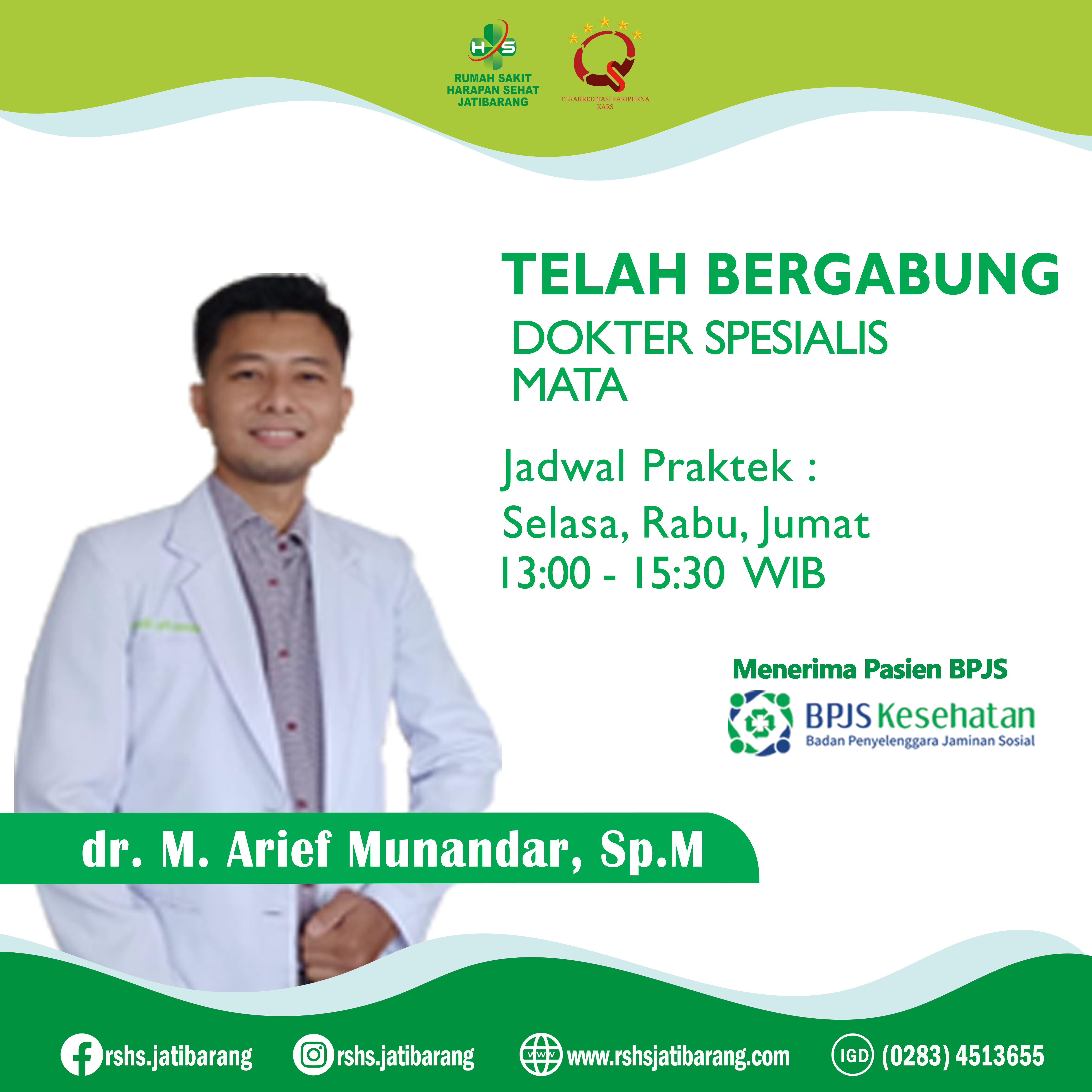 Telah Bergabung Dokter Spesialis Mata
