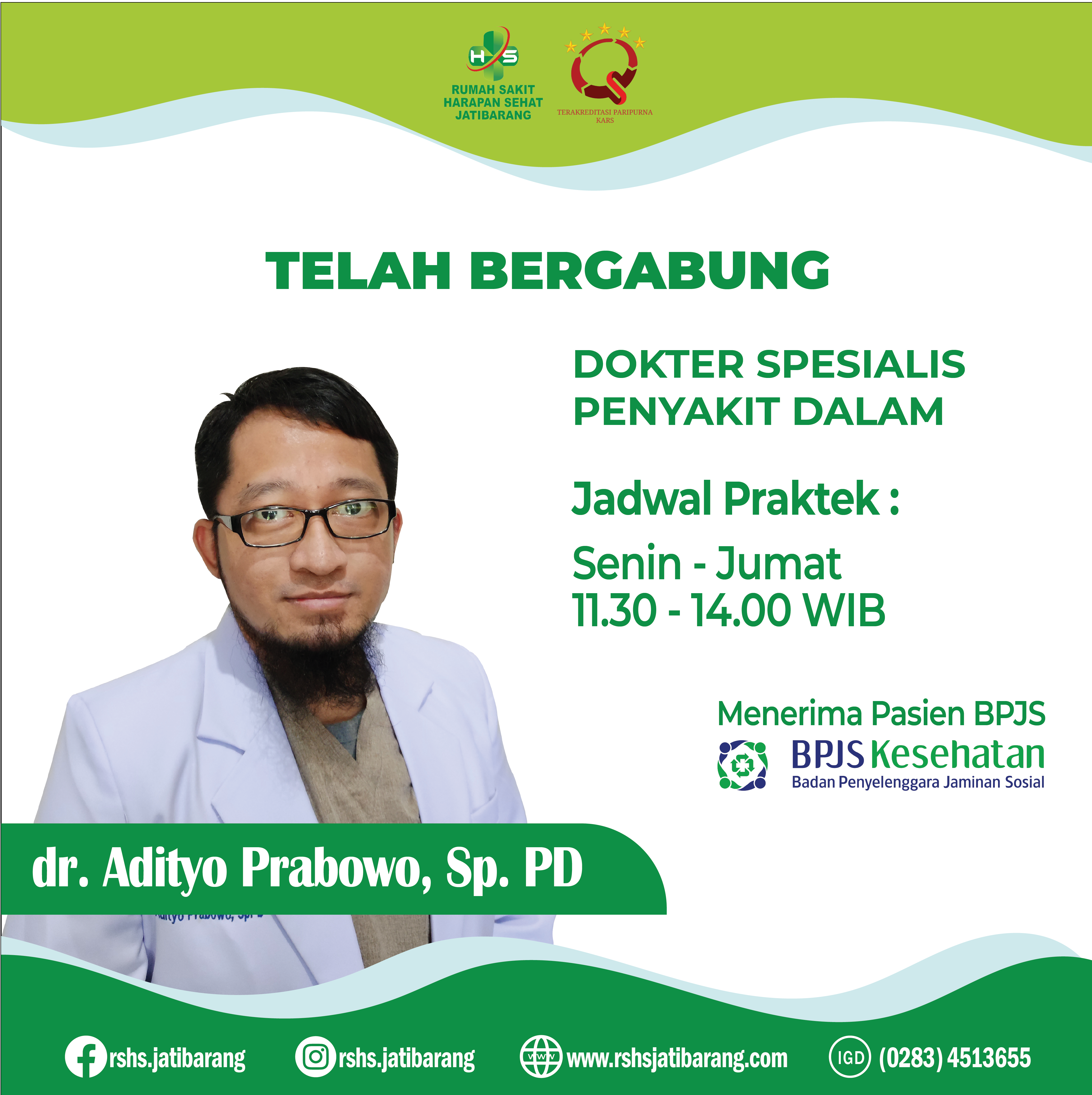 Selamat Bergabung Dokter Spesialis Penyakit Dalam