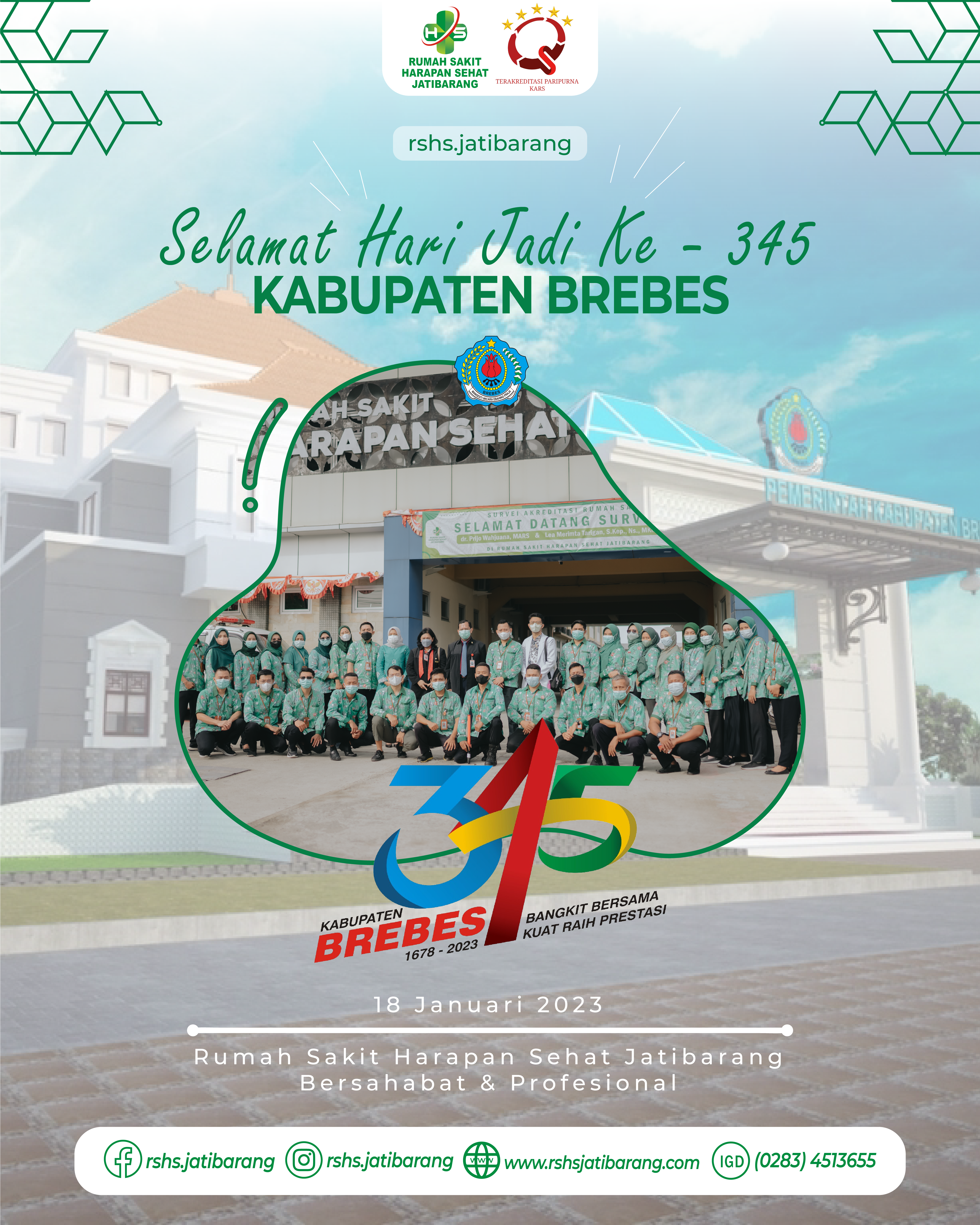 Selamat Hari Jadi Kabupaten Brebes ke – 345