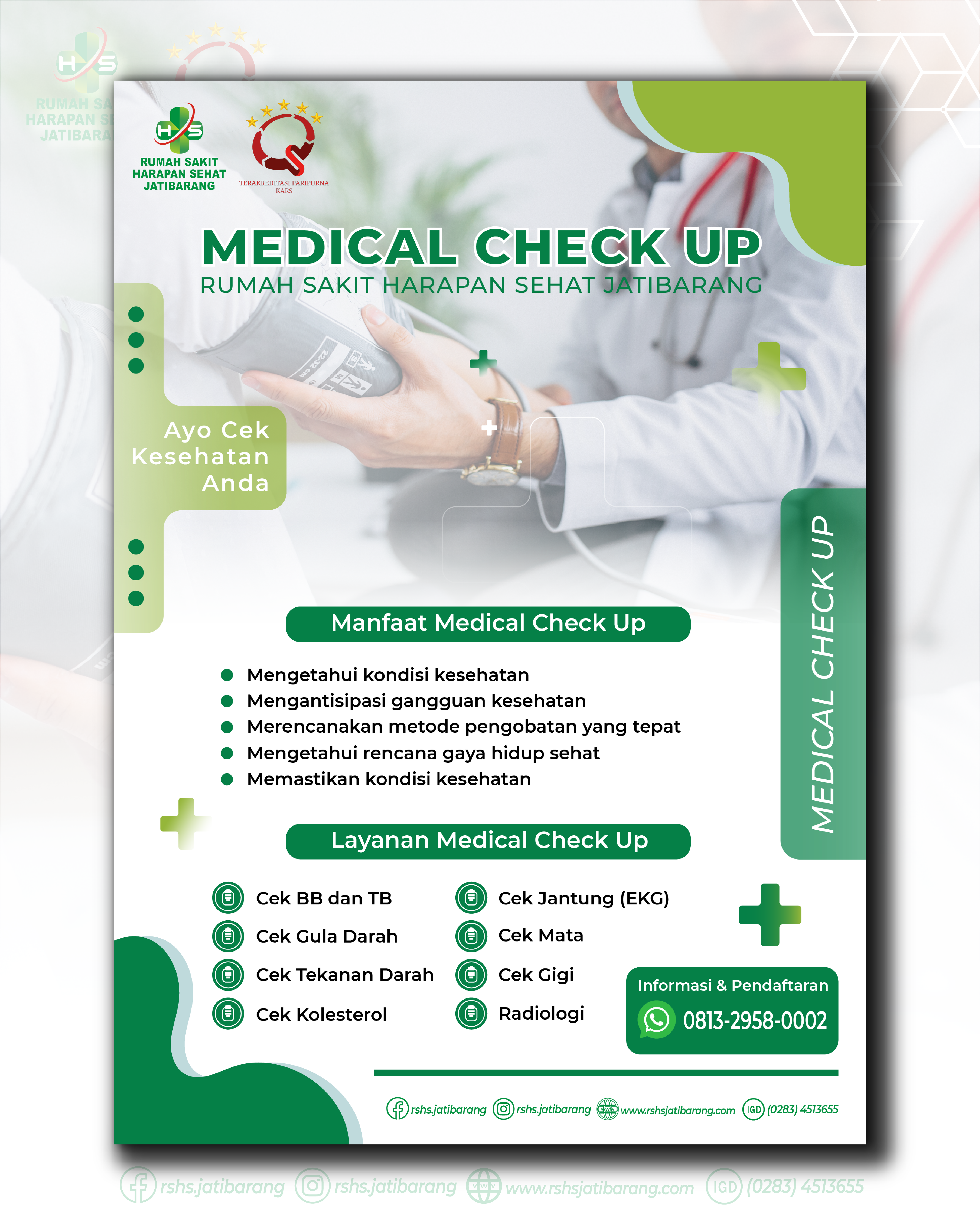 Medical Check Up di Rumah Sakit Harapan Sehat Jatibarang